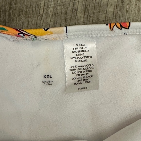 Mynah XXL 2XL Swim Bikini Bottom Hipster Flowers Tropical Toucan Swimwear NWT - Picture 8 of 9